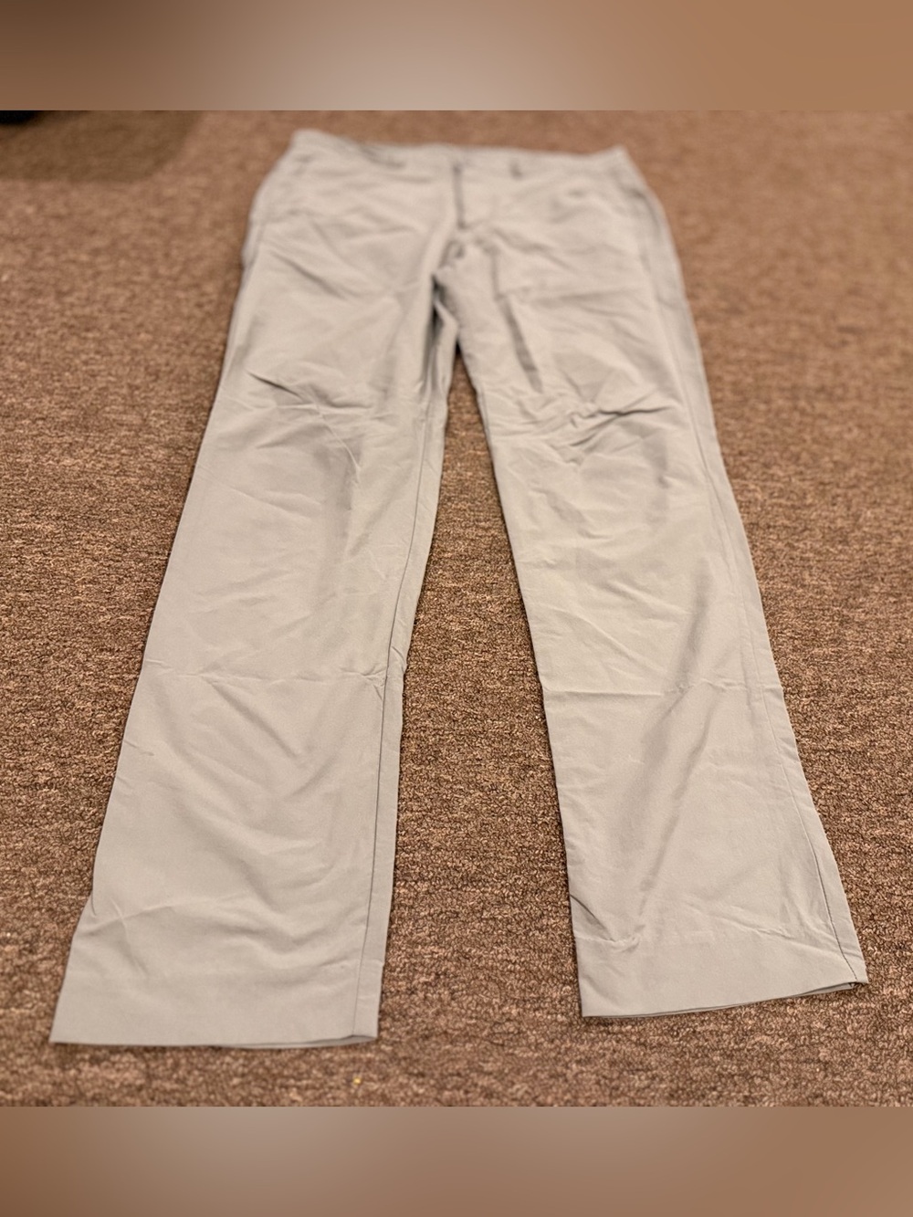 EUC GAP Men’s Drive Fit Chinos Light Grey pants bottoms straight leg